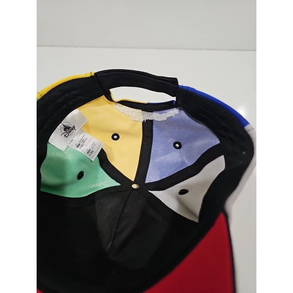 Walt Disney World Parks Mickey Mouse 2021 Multi-Color Adjustable Cap Hat Youth